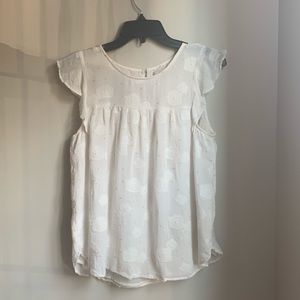 The LOFT Babydoll Linen Top